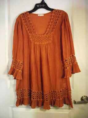 WOMENS 2XL Indigo Soul TUNIC TOP